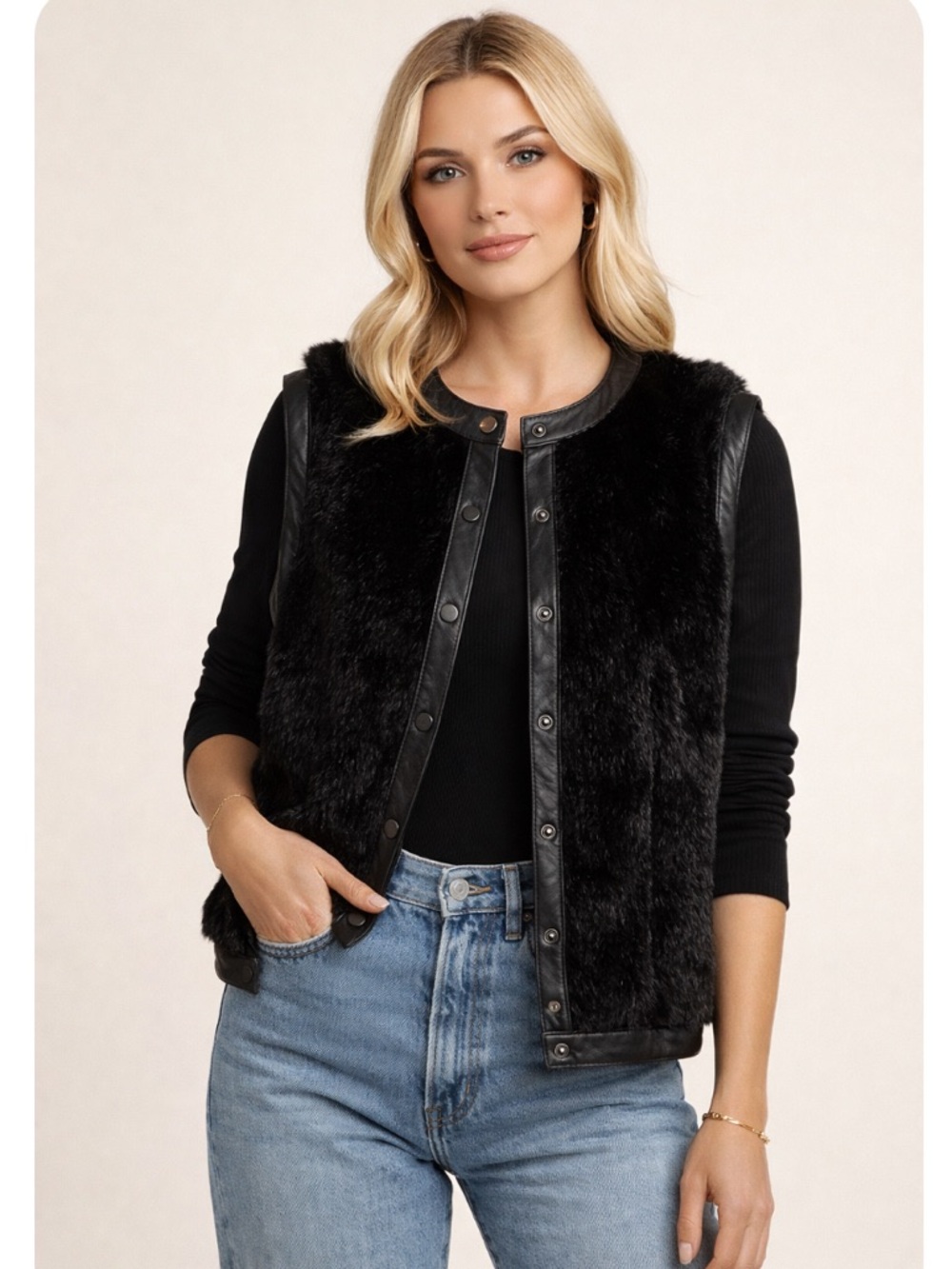 Beautiful faux fur vest